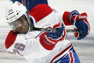 P.K. Subban Scores on Niklas Backstrom