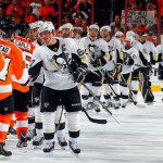 Penguins Flyers handshake