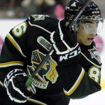 Andreas Athanasiou of the London Knights. Photo by Aaron Bell/OHL Images