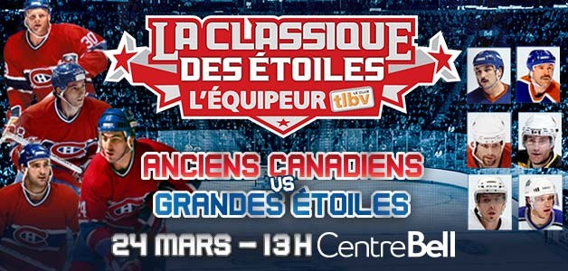 Canadiens Alumni vs Greatest NHL Stars to Benefit Charities