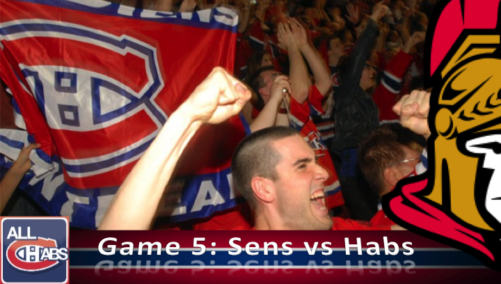 Playoff GameDay: Habs vs Senators, Game 5 Preview, Lineups, Condon, Subban