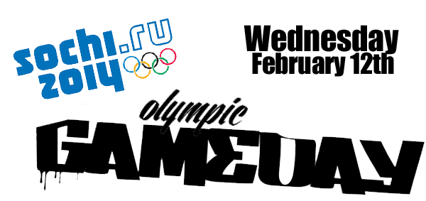 Olympic GameDay: Wednesday, February 12th