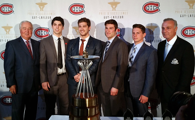 Canadiens Announce Guy Lafleur Awards of Excellence and Merit for 2014-15