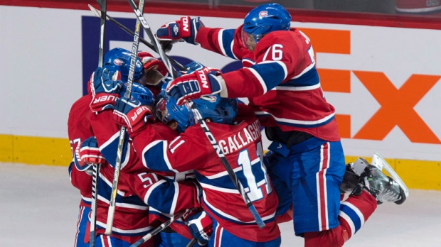 Habs Celebrate Goal