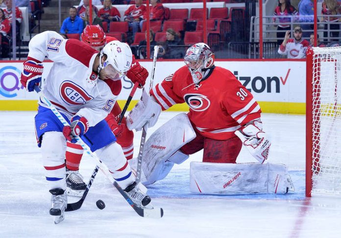 Hurricanes: Habs Fall Short in Raleigh