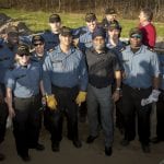 Members of HMCS Montreal with MND