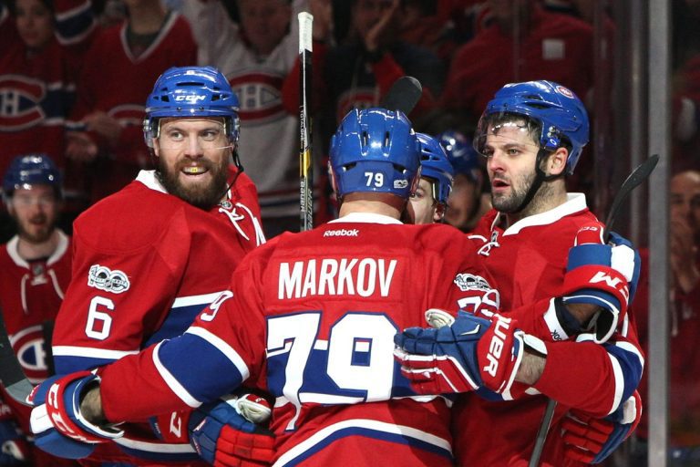 Shea Weber, Andrei Markov, Alexander Radulov