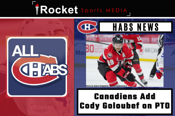 Canadiens Add Defenseman Cody Goloubef on PTO | HABS NEWS